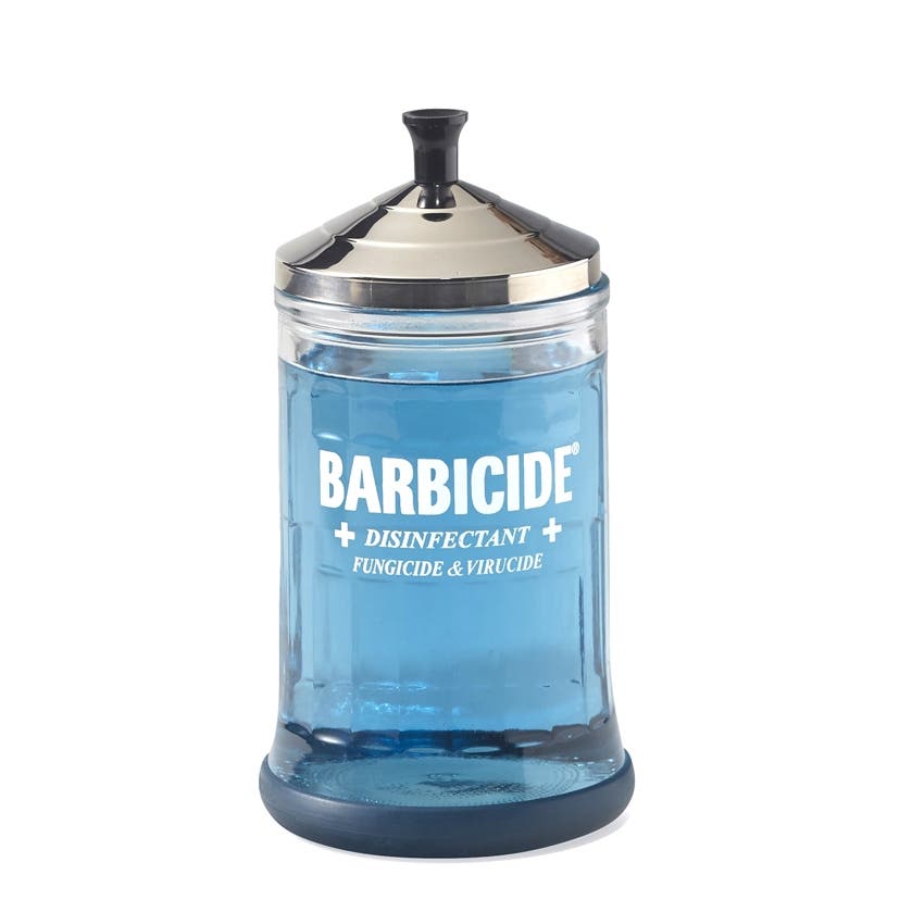 BARBICIDE Medium Glass Disinfectant Jar