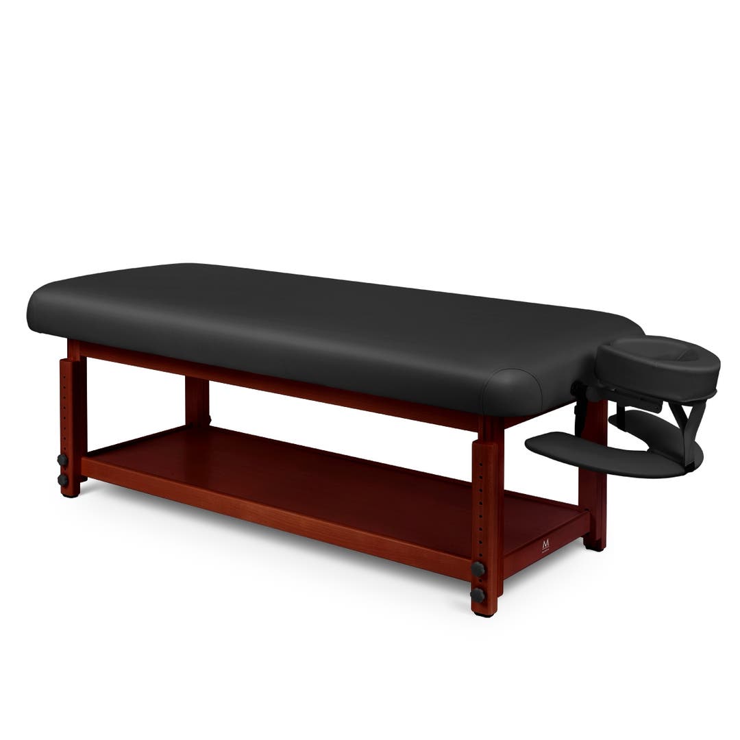 Woodloch Stationary Massage Table with Cherry Frame