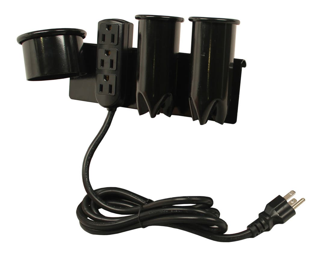 Minerva Table Mount Appliance Holder with UL Listed Outlets