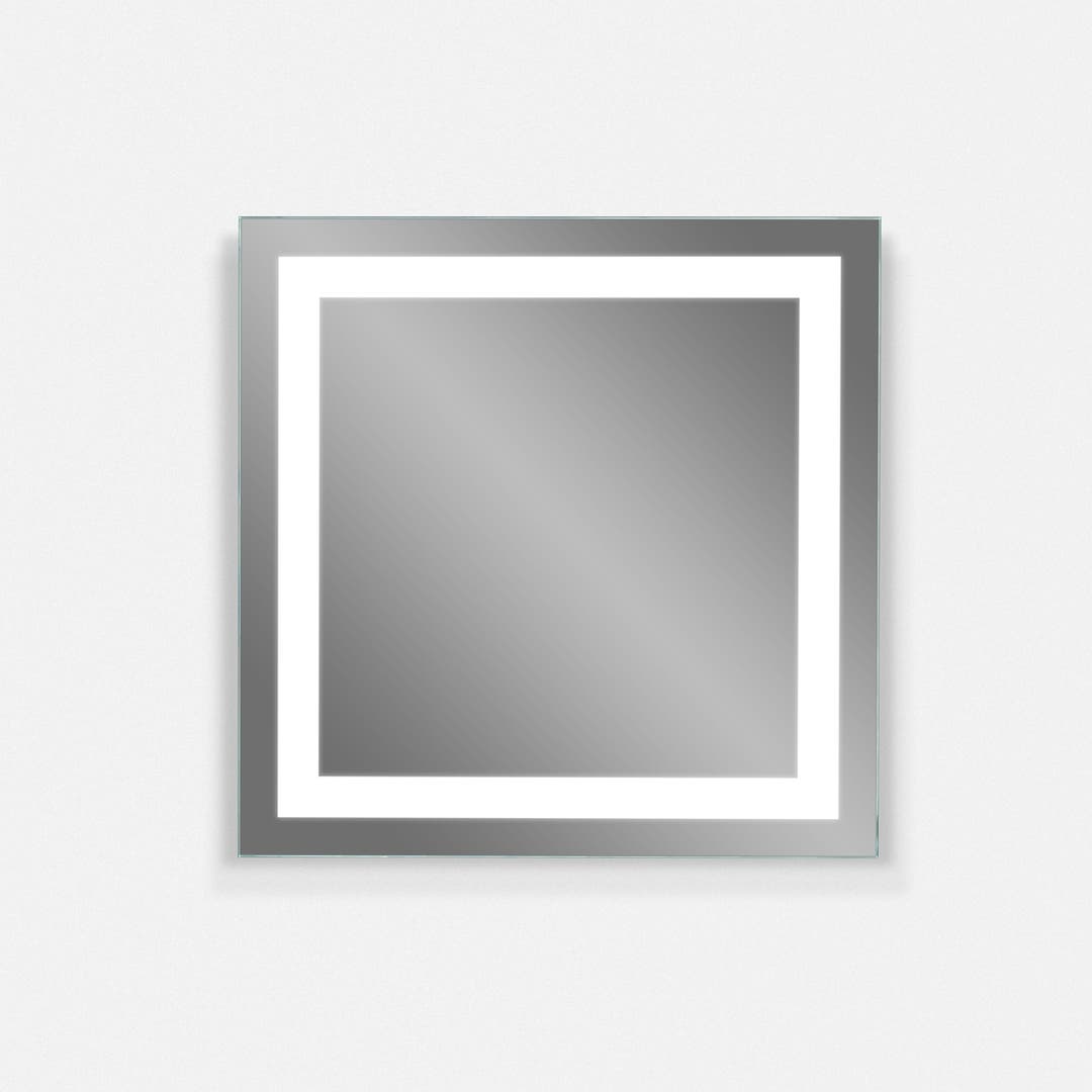 Lucia LED Color Correct 36" Square Mirror - Made in USA