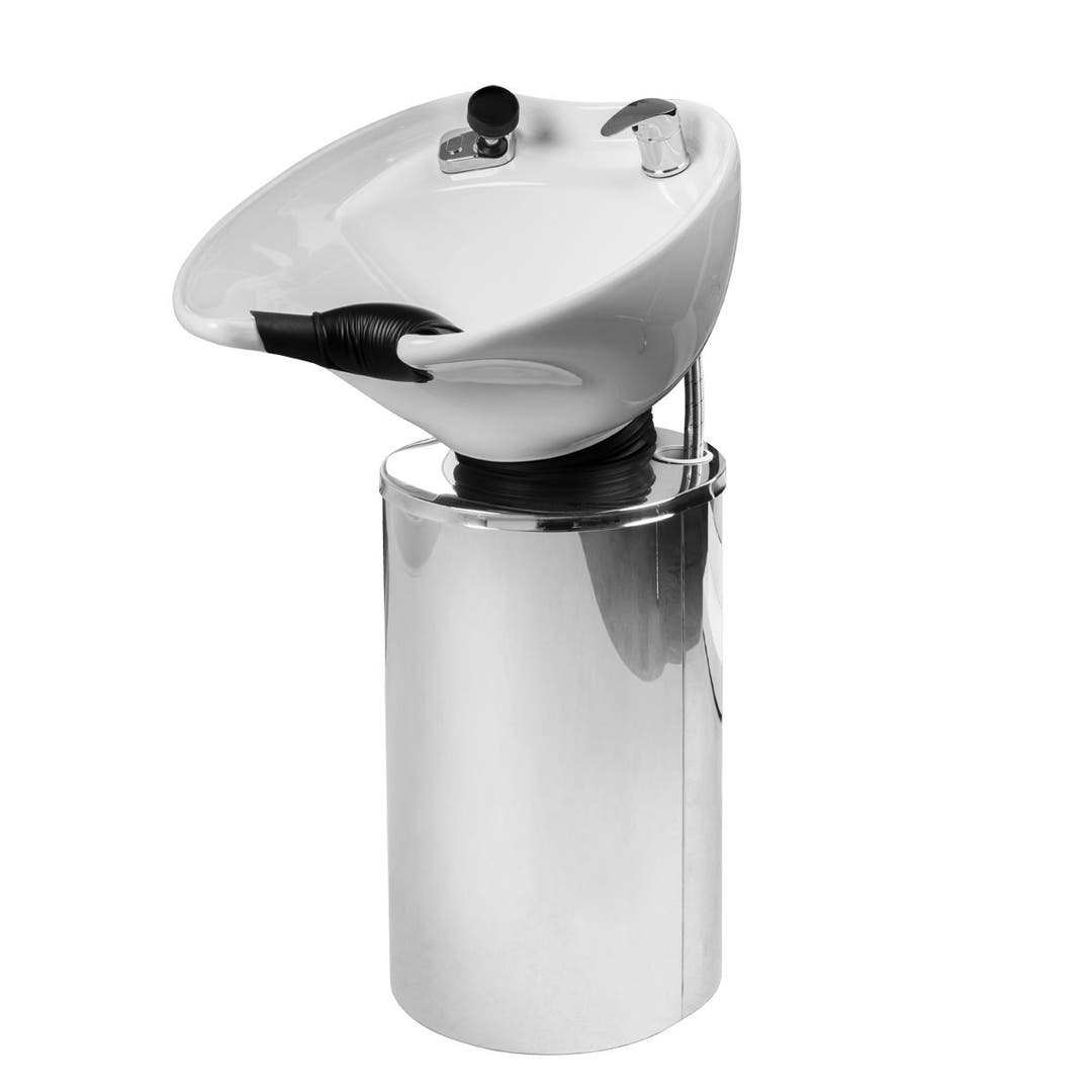 Montego Pedestal Shampoo System-White Bowl