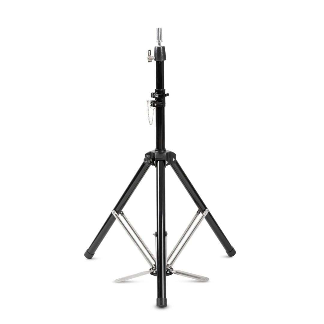Adjustable Heavy-Duty Mannequin Head Tripod Stand in Black