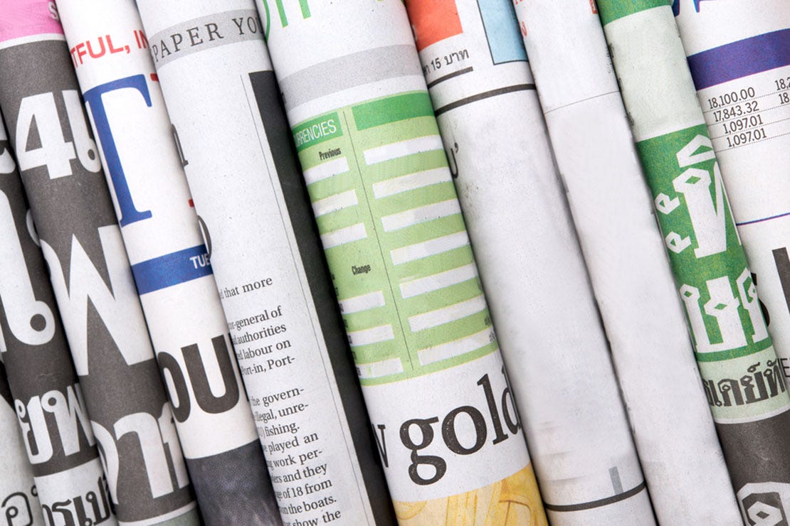newspapers and other beauty industry publications