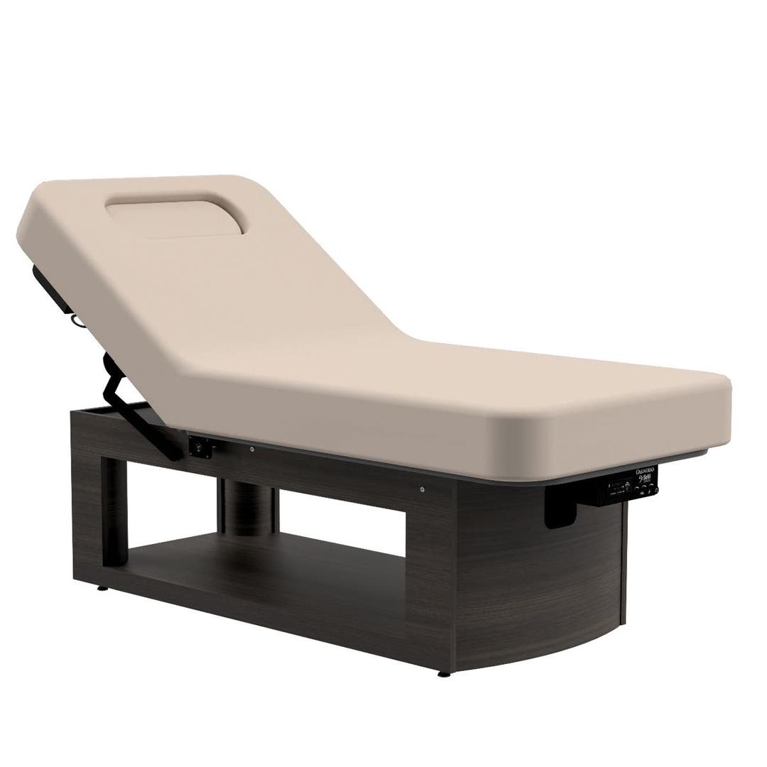 Oakworks Prema e-nvi Massage Table with Open Shelf