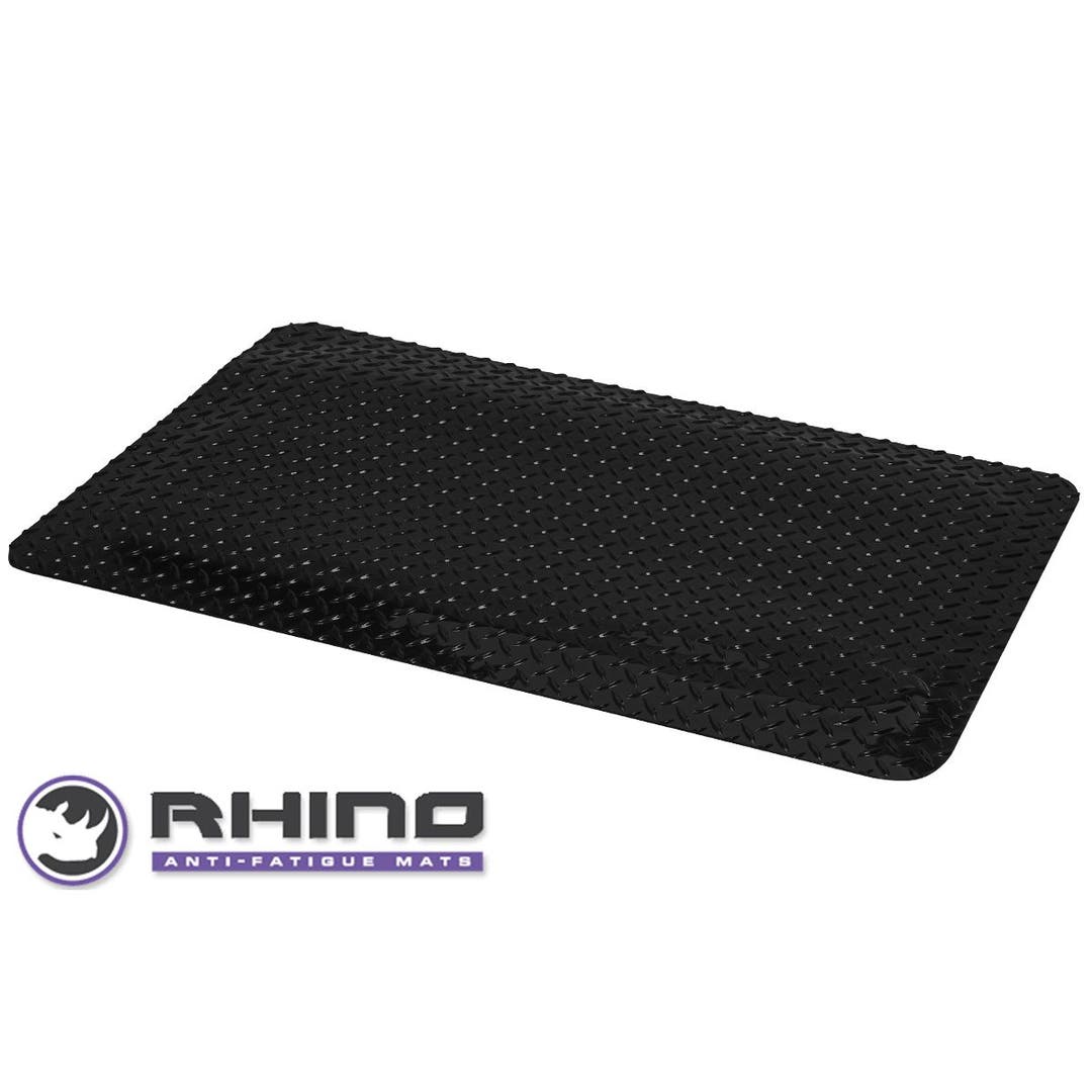 Rhino® Diamond Plate Sport 2'x3' Rectangle Anti-Fatigue Mat - Multiple Options Available