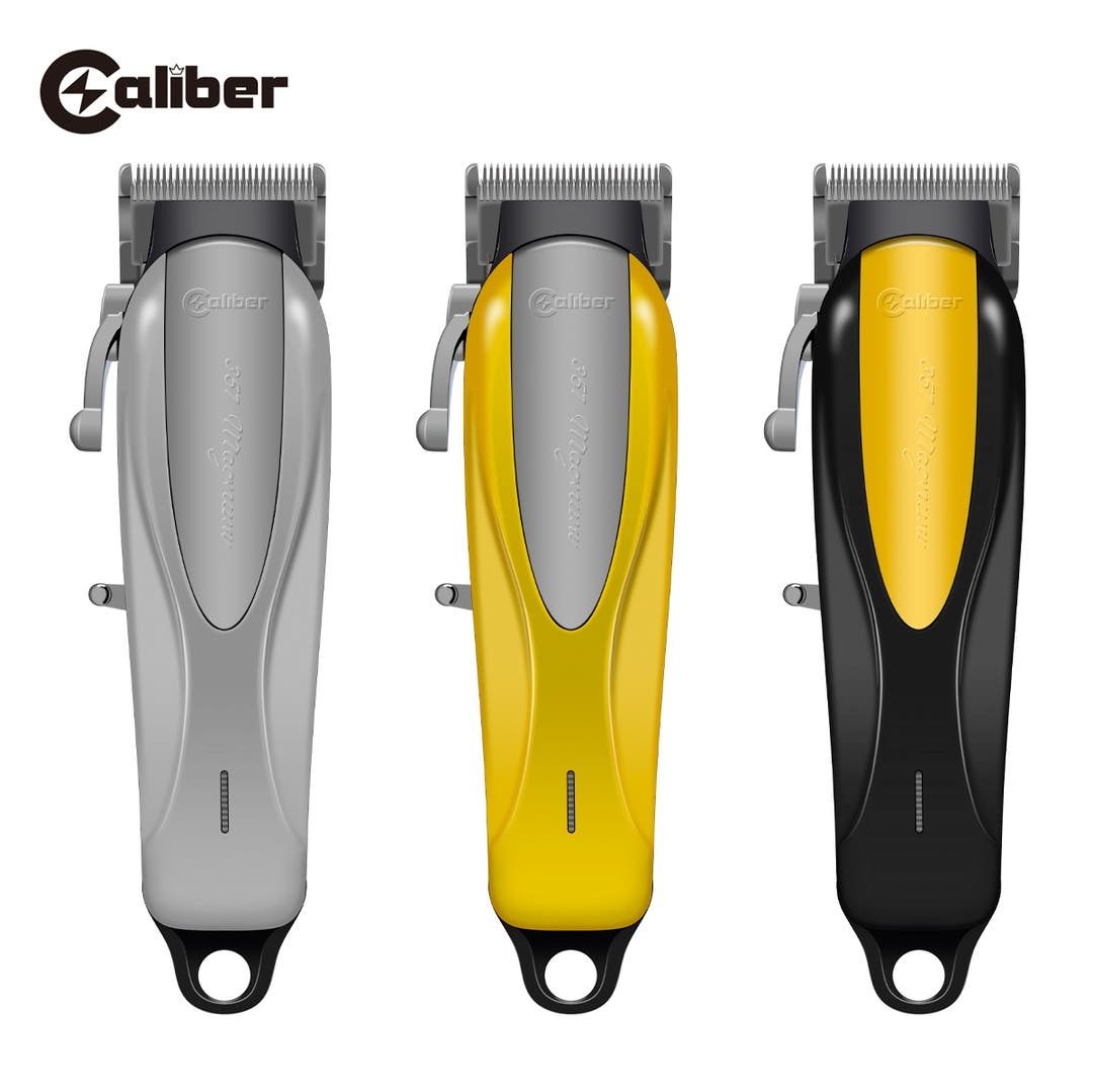 Caliber Pro 357 Cordless Clipper with 3 Color Lids