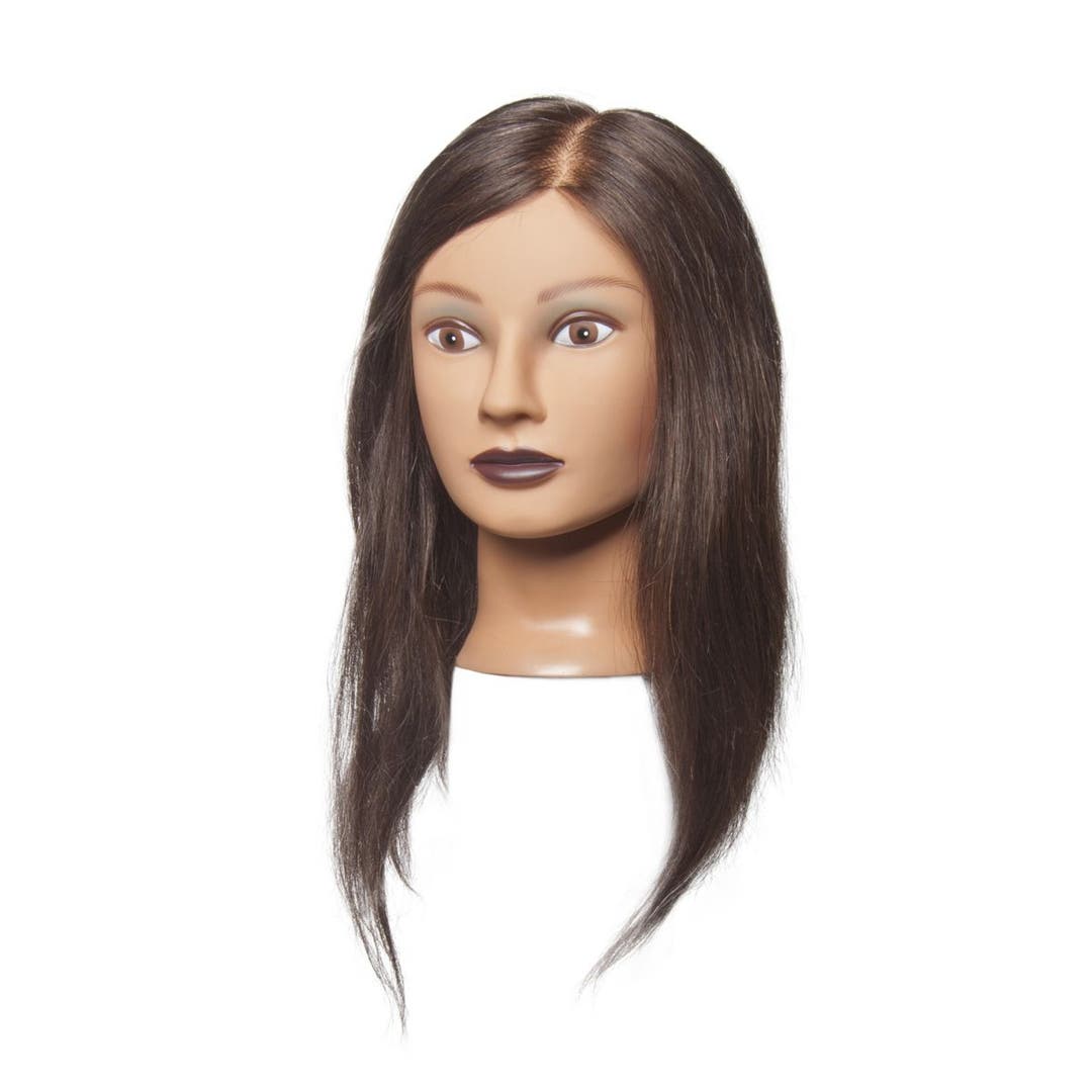 Eva 100% Human Hair Mannequin Head