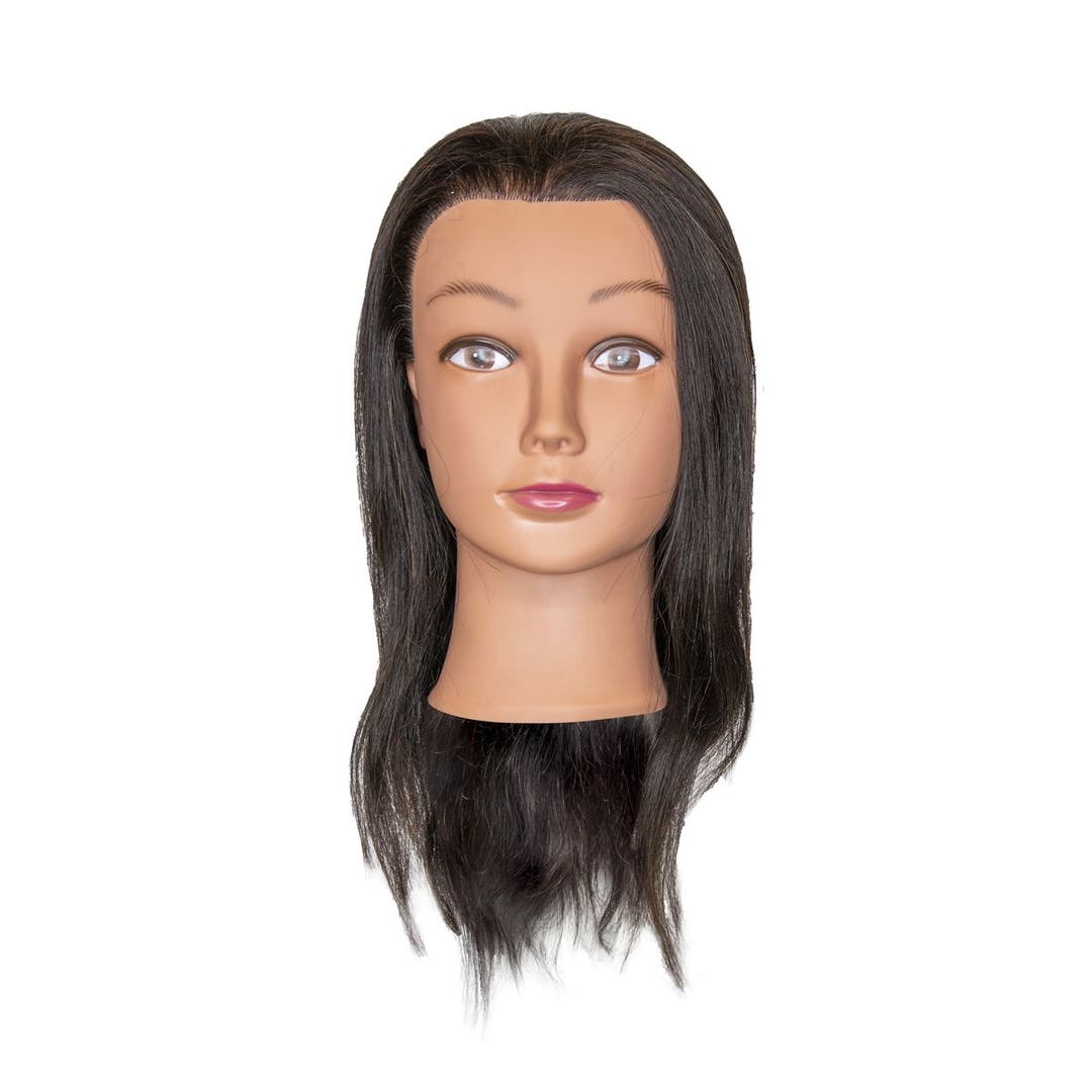 Malika 100% Human Hair Mannequin Head